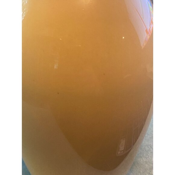 Haeger 2003 Yellow Ceramic Vase 8" Tall Smooth Finish Retro Home Decor - Picture 3 of 5